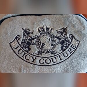 Juicy Couture Cream and Black Logo Bag